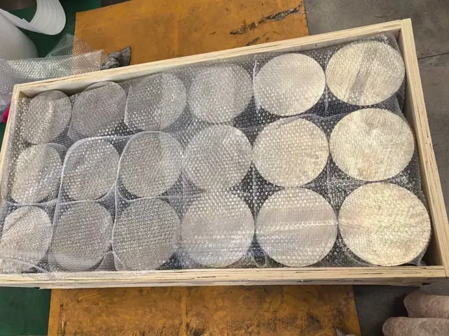 Protected alloy rounds packed in a case as representative order handling